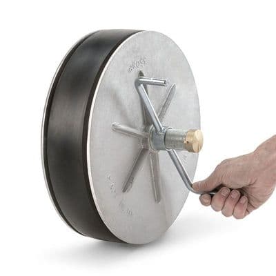 350mm / 14 Inch Expanding Aluminium Pipe Stopper - Pack of 2