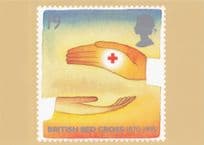 100 Years Of The British Red Cross Nurses Military Ltd Edn Postcard