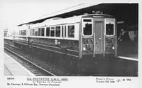 14001 Train at Barrow In Furness Station Pamlin Prints Railway RPC Postcard