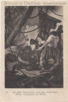 1658 Admiral Witte Cornelius Dutch Antique Military Trade Card