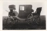 1820 Victorian Stage Coach Car Nottingham PB Real Photo Postcard