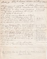1826 Victorian Legal Debt Solicitors Antique London Letter