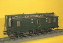 1894 Bahnpostwagen Bayern German Post Train Model Postcard