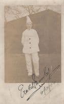 1906 Pierrot Circus Comic Clown Hand Signed Antique Postcard