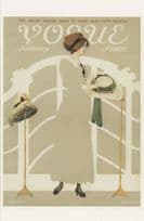 1910 Mullinery Ascot Ladies Day Style Fashion Hats Magazine Postcard