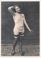 1912 Garters Stockings Hosiery Real Photo Postcard