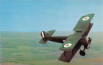 1916 Sopwith Pup Rotary Engine Military Plane 1970s Postcard