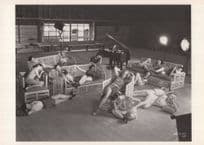 1930s Broadway Girls Asleep In Theatre Rare Kobal Postcard