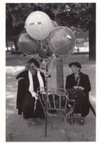 1930s Paris French Balloon Seller Street Vendor RPC Award Museum Photo Postcard