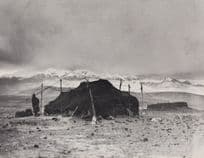 1930s Southern Tibetan Nomad Tent Museum Award Tibet Photo Postcard