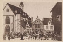 1930s Street Dancing in Belgium Postcard