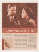 1930s Women Demand A Hoover Girl Pipe Smoking Advertising Postcard