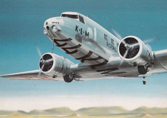 1934 Uiver Memorial Flight in 1984 DC-2 Douglas Uliver Airplane Holland ...