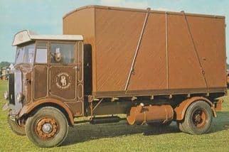 1935 Leyland Beaver 8.6 Litre Flat Lorry Rare Photo Postcard