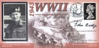 1943 Operation Hushy WW2 John Bridge Benham Hand Signed Military FDC