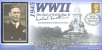 1945 The End Of WW2 Michael Beetham Hand Signed Benham FDC