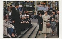 1950s Sailors London Policeman Policelady Murder Cinema Postcard