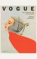 1952 Swimmers Hat Fashion Bridal Vogue Sue Jenks Postcard