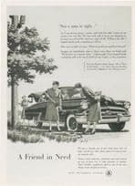 1955 Bell Telephone System Car Repair Man Advertising Postcard