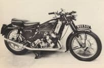 1958 Scott Motorbike Motor Cycle 592CC Rare Birmingham Postcard