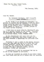 1961 Edward Heath London Letter WW2 Doctor for Sri Lanka Politician