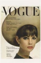1963 Jean Shrimpton Mini Skirt Launch Paris Snobs Vogue Postcard