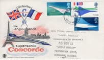 1969 Concorde Anglo French Supersonic Aircraft First Day Of Issue FDC
