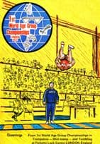 1973 Trampoline Athletics Championships London Rare Postcard