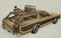 1974 Ford Country Squire Car Advertising Postcard