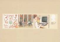 1980s Personal Computers Greek Art Library Royal Mail Ltd Edn Postcard