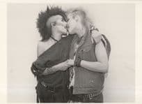 1980s Punk Rock Music Lovers Mohican Haircut Award Photo Postcard