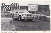 1989 Manx Lombard Rally Car Dave Holland Winner Donington Park Postcard