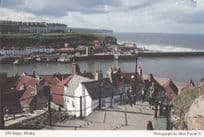 199 Steps at Whitby Scarborough Yorkshire Women's Institute Postcard
