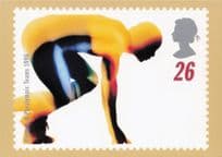 1996 Paralympics Athlete Runner Royal Mail Stamp Ltd Edn Postcard