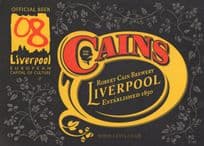 2008 Cains Liverpool Official Beer Brewery Advertising Postcard