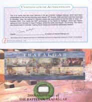 200th Anniversary of Battle Of Trafalgar LTD EDN OF 50 FDC COA