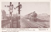 2037 Atlantic Train at Norwood Station Pamlin Prints Railway RPC Postcard