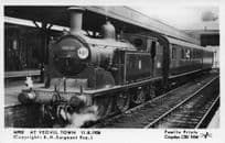 30131 Train at Yeovil Town Station in 1958 Pamlin Prints Railway RPC Postcard
