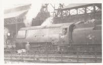 34043 Train At Bournemouth Station Vintage Railway Photo