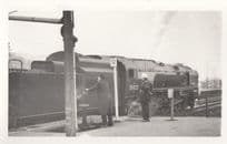 35023 Train At Basingstoke Station in 1967 Vintage Railway Photo