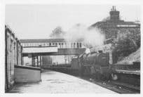 44877 Train at Lancaster Castle Station Railway in 1963 RPC Postcard