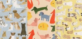 45 Cute Loveable Dogs Art Painting 3x Dog Postcard s