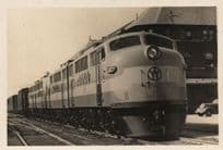 5400 HP New York Ontario & Western Railway Train Old Photo