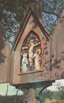 5th Sorrowful Mystery The Crucifixion Aylesford Kent Postcard