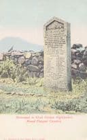 92nd Gordon Highlanders Mount Prospect Cemetery WW1 Military Postcard