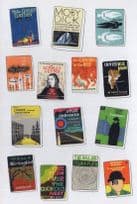 A Clockwork Orange Great Gadsby Invisible Man Book Bookshelf Postcard