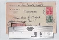 A Fremiot Wisch German Empire Cash On Delivery Old Postcard