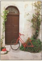 A Greek Bicycle With No Seat OUCH Greece Postcard