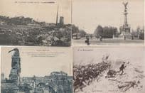 A La Baionette 4x French Military Army War Postcard s