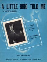 A Little Bird Told Me Nat Temple Vintage 1940s Sheet Music